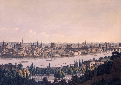 Old and New Towns of Prague by Vincenc Morstadt